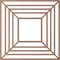 Ekena Millwork Raven Wood Fretwork Pierced Ceiling Medallion, Wood (Paint Grade), 20"OD x 7 3/8"ID x 3/8"T CMWP20X20X0375RAMF - alternate 5